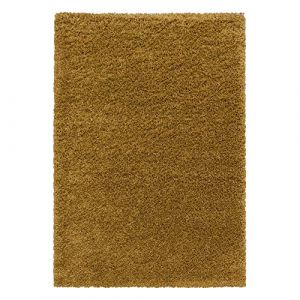 Teppium Uni Tapis de Salon Shaggy Uni Tapis Orcouleur 160x230 cm Chambre Tapis Poil Long Moelleux et Doux