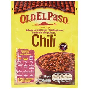 Old el paso Mélange d'Épices pour Chili 39 g - Lot de 8