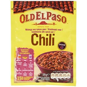 Image de Old el paso Mélange d'Épices pour Chili 39 g - Lot de 8