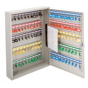 Solveig Armoire &agrave; clef Solveig 100 clefs avec serrure de s&eacute;curit&eacute; 2 clefs