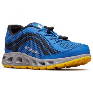 Columbia Unisex Kids Chaussures, CHILDRENS DRAINMAKER IV, Taille 26, Bleu (Stormy Blue, Deep Yellow)