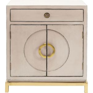Image de Kare Design Buffet Disk beige 2 portes