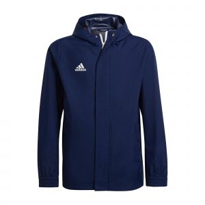 Adidas Veste All Weather Entrada 22 - Bleu Marine Enfant, pointure 164 cm - Bleu - Taille 164 cm