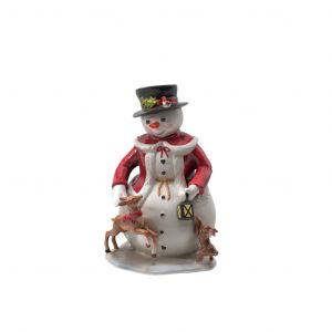 Villeroy & Boch Christmas Toys Memory Bonhomme de Neige, 24 x 23 x 36 cm, Porcelaine Dure, Multicolore, Peint à la Main