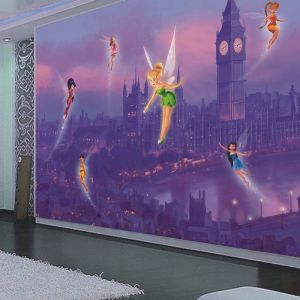 Papier peint XXL intisse Fée Cloc tte à Londres Fairies 360X255 CM AG ART