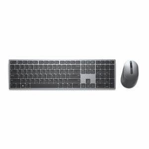 Image de Dell KM7321W Clavier RF sans Fil + Bluetooth QWERTY US International Gris, Titane