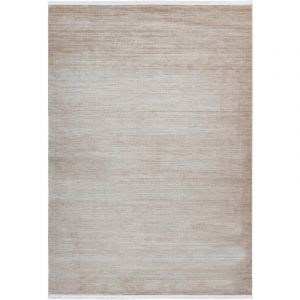 Lalee Tapis rayé en acrylique avec franges à mèches courtes Triomphe 80x150