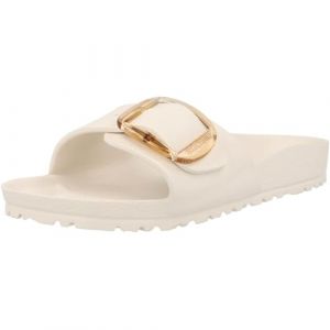 Image de Birkenstock Sandales Madrid Big Buckle EVA Narrow blanc pur dor&eacute; - 41