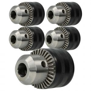 Kress 5x Mandrin &agrave; couronne dent&eacute;e 1,5 - 13mm - 13mm (1/2") x 20 remplacement pour 30648 pour visseuse, perceuses &agrave; percussion