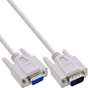 Inline 12237 Rallonge s&eacute;rie Connecteur 9 Broches M&acirc;le/Femelle Moul&eacute;e 1:1 7 m