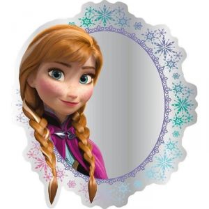 Image de Sticker mural miroir adhésif Anna La Reine des Neiges (30 x 30 cm)