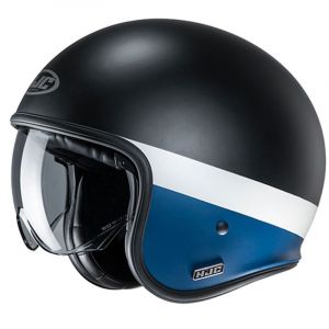 Image de HJC Casque jet V30 Perot MC4SF vert/noir mat - S