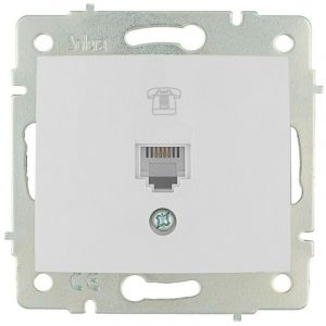 Prise Telephone Rj11 A Encastrer S.Europa Solera Erp84