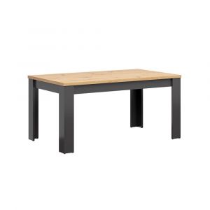 Table à manger extensible 6 à 8 places Duck Gris anthracite et Bois
