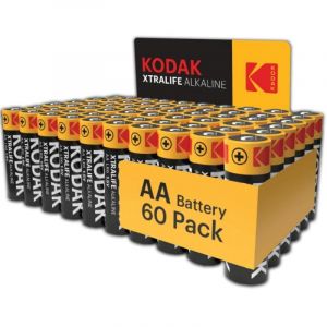 Kodak Piles alcalines Xtralife AA (LR6) 1,5V pack de 60