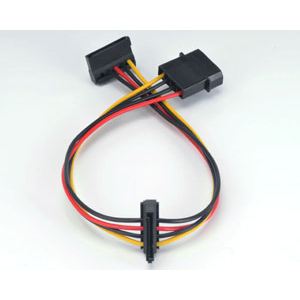 Image de Akasa AK-CBPW01-30 - Câble d'alimentation Molex pour 2 disques durs SATA