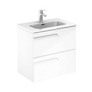 Anconetti - Caisson Ancomalin 2 tiroirs Blanc - 60cm