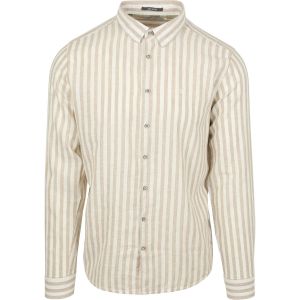 No Excess Chemise Rayé Beige taille XXL