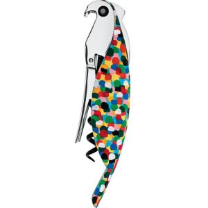 Alessi Tire-bouchon sommelier Parrot Proust en aluminium et polycarbonate