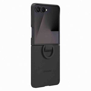 Samsung silicone avec anneau B7 Noir
