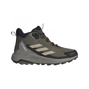 Adidas Homme Terrex Anylander Mid Rain.RDY Hiking Shoes Chaussures mi-Hautes Non liées au Football, Olive Strata/Wonder Beige/Core Black, 41 1/3 EU