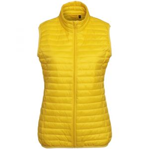 2786 Tribe Fineline - Gilet sans manches matelassé - Femme (2XL) (Jaune vif) - UTRW5017