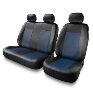 Housses de si&egrave;ge adapt&eacute;es pour Citroen Berlingo I II III (1996-2019) - housse siege voiture universelles - BC-BL