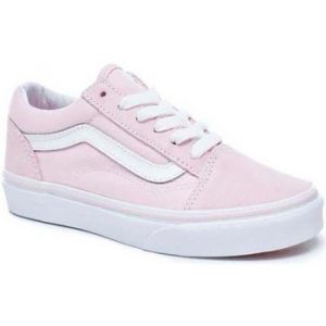 Vans Old Skool, Baskets Mixte Enfant, Rose (Suede/Canvas), 34 EU