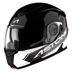 Image de Astone Casque Modulable Rt 1200 Graphic Touring noir/blanc - L