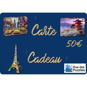 Rue des puzzles Carte Cadeau - 50 euros