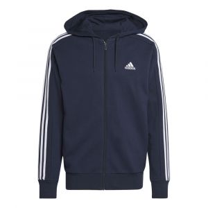 Image de Adidas Veste Essentials French Terry 3 bandes Bleu - Taille L