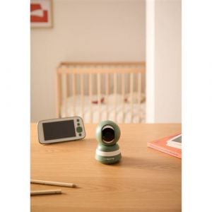 BABY CAM CONNECT PRO - Babyphone cam&eacute;ra avec Wi-Fi, &eacute;cran et audio bidirectionnel - Sauge
