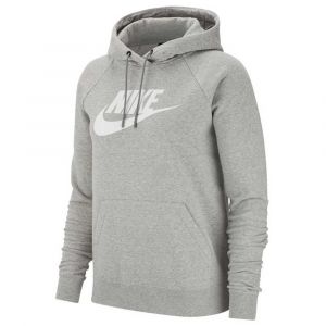 Nike Sweat&agrave; capuche en tissu Fleece Sportswear Essential pour Femme - Gris - Taille S - Female