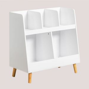 Meuble organiseur en mdf Tom Kids Skl Blanc Blanc