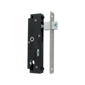 Serrure GK à pêne rentrant axe 59mm pour cadre 30x30mm finition brossé - JEAN TIRARD - GK401104