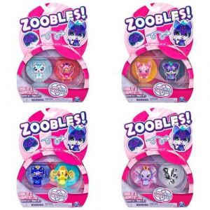 Pack de 2 Zoobles Animaux Modèle aléatoire