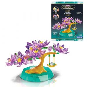 Lexibook Crystal Gem Bonsaï Florissant, Violet Rose Vert, CRSS58