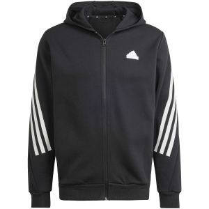 Adidas Veste &agrave; capuche enti&egrave;rement zipp&eacute;e 3 bandes Future Icons