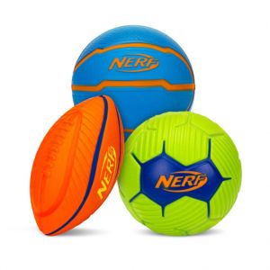 Hasbro Mini ballon de football enfant Micro Stress (x3)