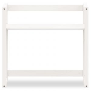 Idimex Bureau enfant réglable en hauteur en bois massif, blanc