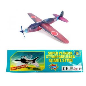 Image de JOUET AVION PLANEUR STYRO 18CM Multicolore