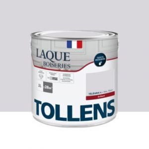Tollens Laque - Ultra R&eacute;sistante Multisupport - Brillant - T&eacute;l&eacute;gris 4 - 2L = 28m2