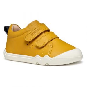 Geox Bébé garçon B STEPPIEUP Boy A Basket, Ochreyellow/Navy, 23 EU