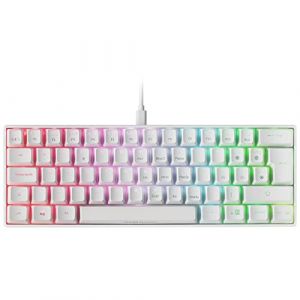 Marsgaming Mars Gaming MKMINIWRES Blanc, Clavier Mécanique RGB, Ultra-Compact, Switch Rouge, ES