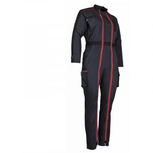 LMA Combinaison de travail 4114 Colline taille 0 double zip bicolore pour femmes
