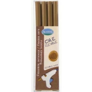 Aladine Cire à cacheter en bâton pour pistolet à cacheter set de 4 or
