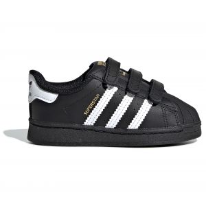 Adidas Superstar CF I, Basket Garçon Unisex Kinder, Core Black/FTWR White/Core Black, 23 EU