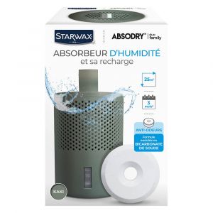 Starwax Absorbeur d'humidité + 1 tab kaki