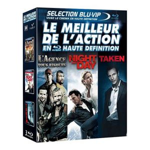 Coffret Le Meilleur de l'action en haute définition - L'agence tous risques + Night and Day + Taken