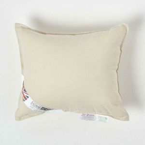 Homescapes - Coussin de garnissage en Coton Bio et Microfibre, 30 x 35 cm - Beige